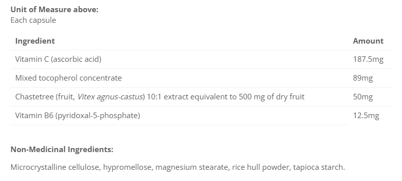 Cyto-Matrix Vitex Matrix 120 Vegetable Capsules
