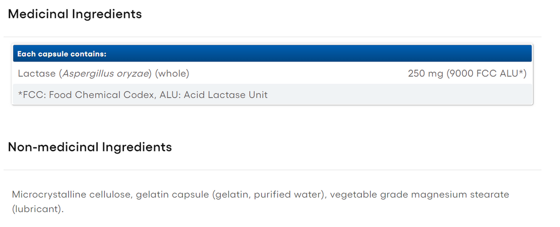 Natural Factors Lactase Enzyme 90 Capsules
