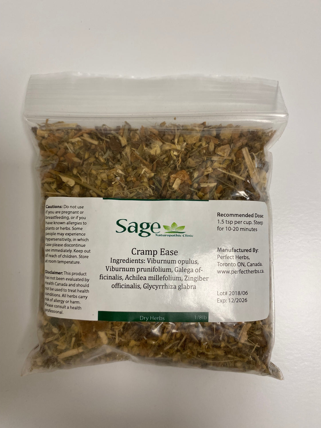 Sage's Cramp Ease Tea
