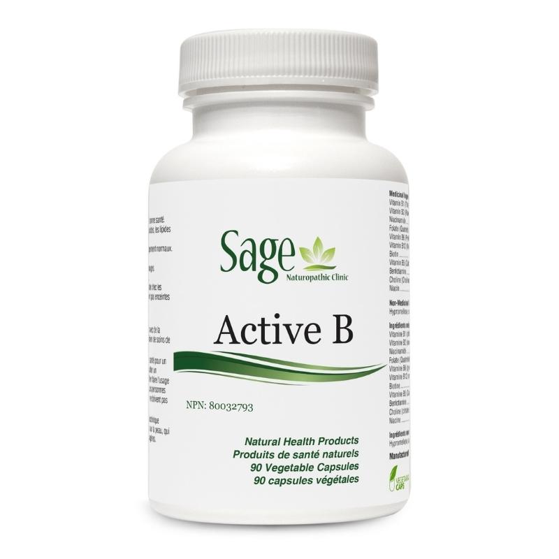Sage's Active B 90 vegetarian capsules