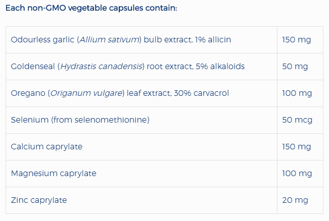 NFH Candida SAP 90 Capsules