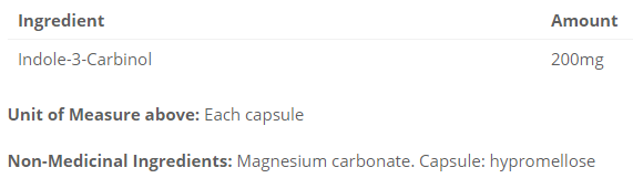 Cyto-Matrix I-3-C 120 Vegetable Capsules ingredients