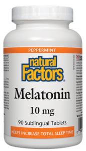 Natural Factors Melatonin 90 Sublingual Tablets