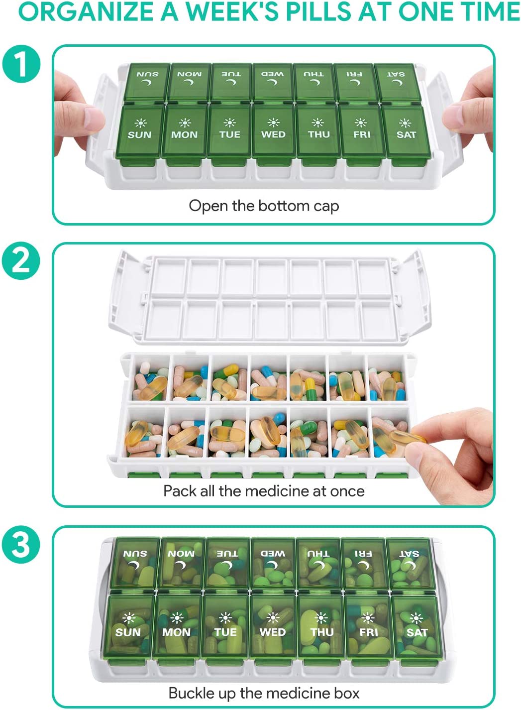 Sage’s 7 Day Pill Organizer