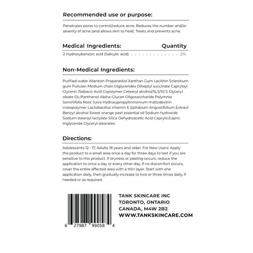 Tanknation’s Wash – Acne Fighting Foam Cleanser