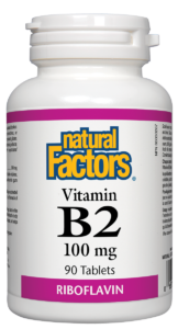 Natural Factors Vitamin B2 100mg 90 Tablets