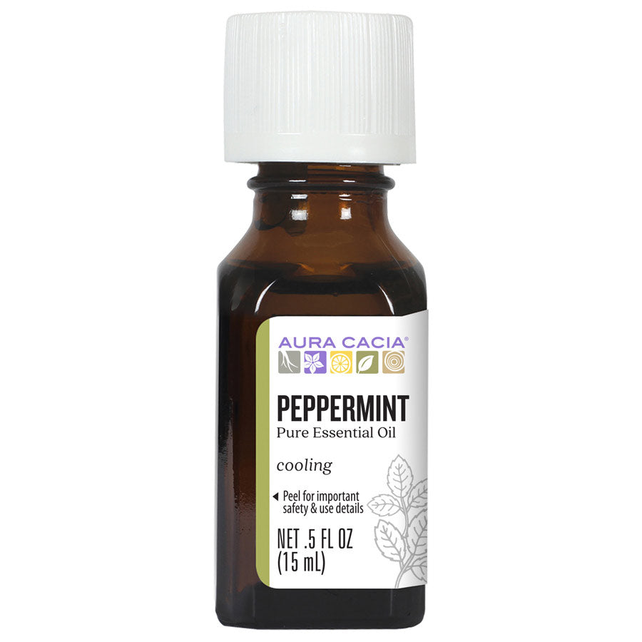 Aura Cacia Peppermint Essential Oil 15mL