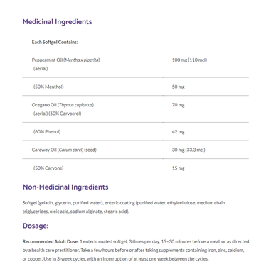 Bioclinic IB Care 60 softgels ingredients 