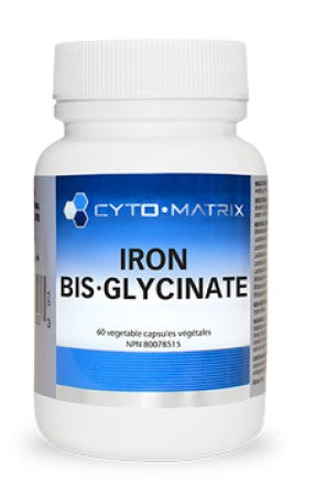 Cyto-Matrix Iron Bis-Glycinate 60 vegetable capsules