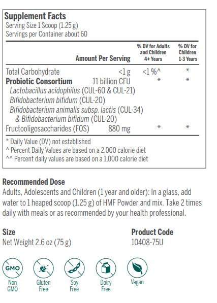 Genestra HMF Powder 60g ingredients