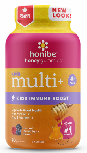 Honibe Kids Multi + Immune 70 gummies