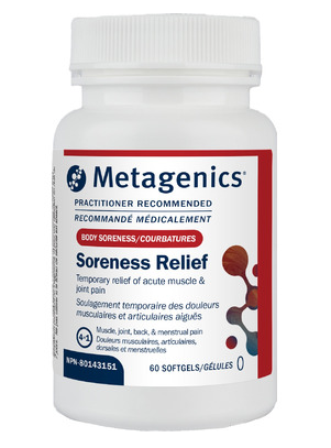 Metagenics Soreness Relief 20 Softgels