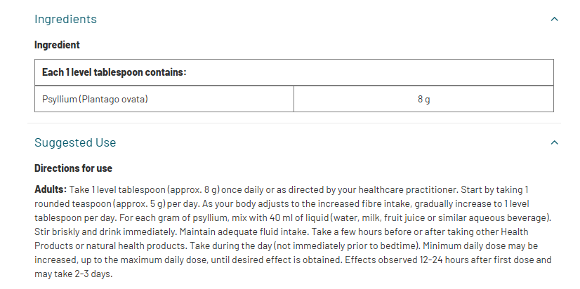 NFH_Psyllium_SAP_ingredients