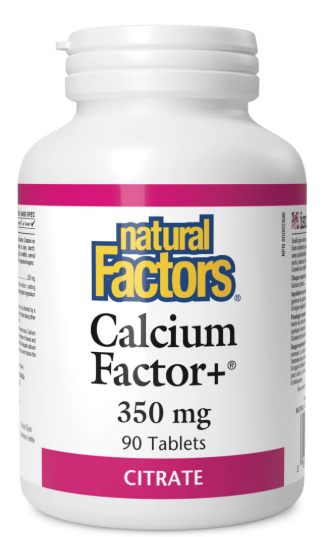 Natural Factors Calcium Factor+ 350mg 90 Tablets