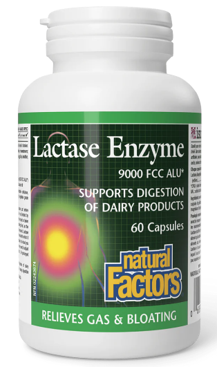 Natural Factors Lactase Enzyme 90 Capsules