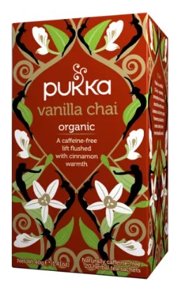 Pukka Vanilla Chai 20 Herbal Tea Sachets