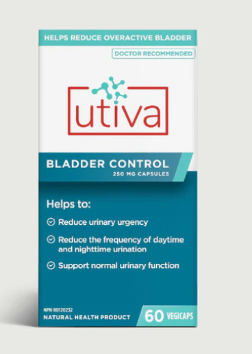 Utiva Bladder Control 60 Vegetable Capsules