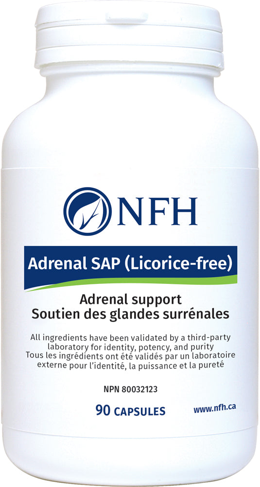 NFH Adrenal Sap Licorice Free 90 Capsules