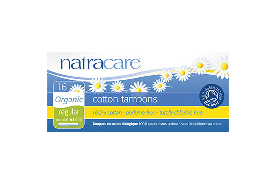 Natracare Organic Regular Tampons with Applicator 16 Tampons