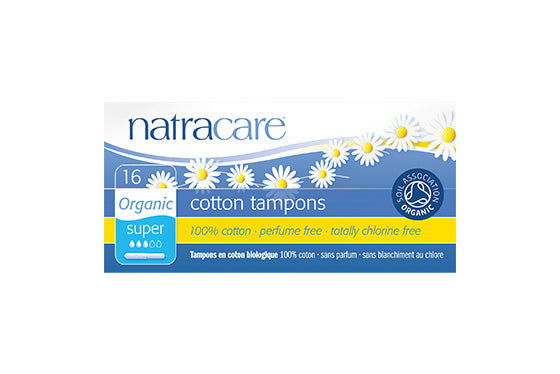Natracare Organic Super Tampons with Applicator 16 Tampons