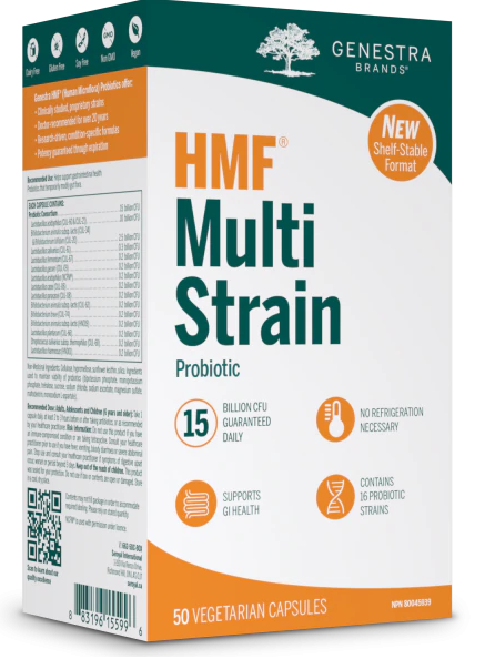 Genestra HMF Multi-Strain Self-Stable 50 Vegetarian Capsules