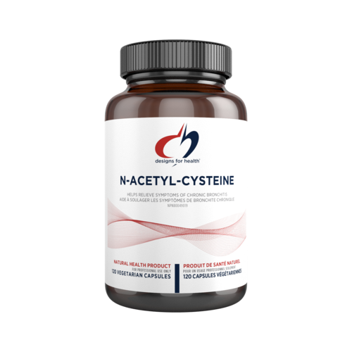 Designs for Health N-Acetyl Cysteine (NAC) 900mg 120 Vegetarian Capsules