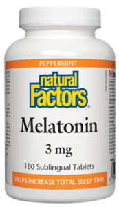 Natural Factors Melatonin 90 Sublingual Tablets
