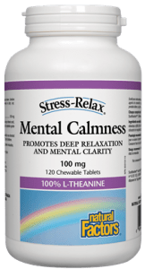 Natural Factors Stress-Relax Mental Calmness Chewable Tablets