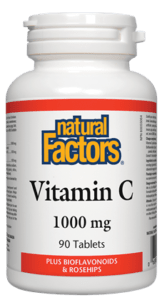 Natural Factors Vitamin C 1000mg Time Release 180 Tablets
