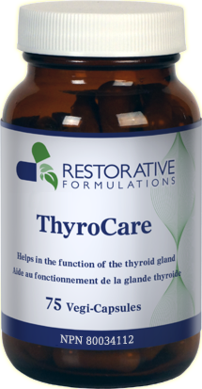 Restorative Formulations Thyrocare 75 Vegi-Capsules