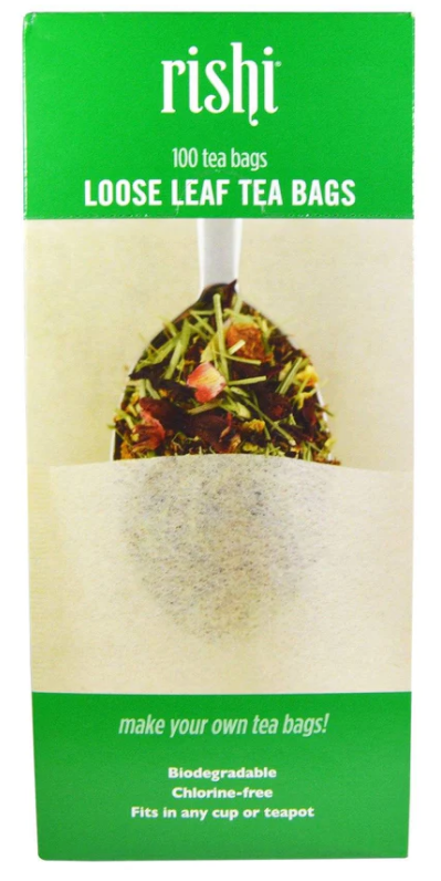 Rishi Loose Leaf Tea bags 100 filters