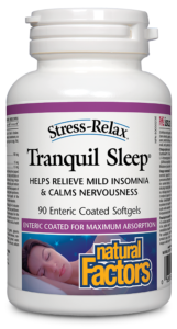 Natural Factors Stress-Relax Tranquil Sleep 90 Enteric Coated Softgels