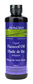 Herbal Select Organic Flaxseed Oil 500ml